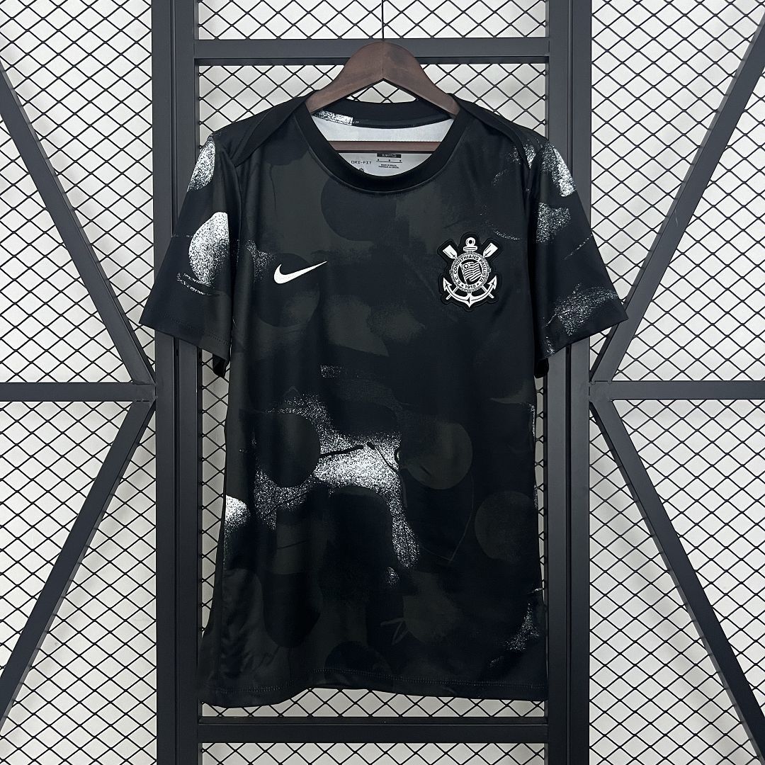 25-26 Corinthians Pre-Match Kit Soccer T-Shirt AAAAJersey Dropship Yupoo