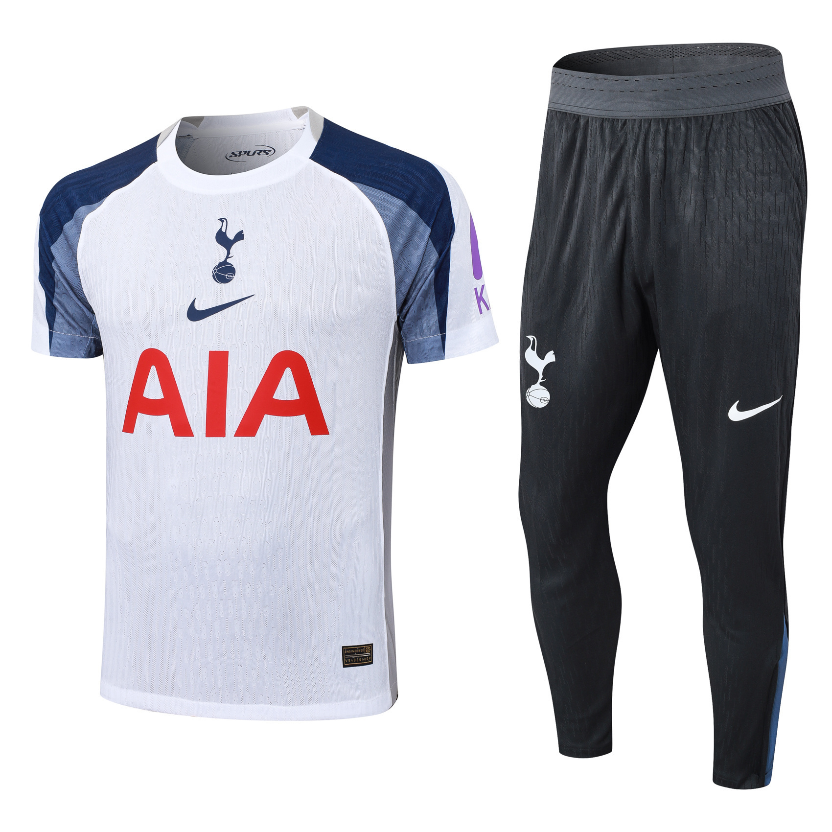 25-26 Tottenham Hotspur Home Player Version Training Kits Football Tracksuits