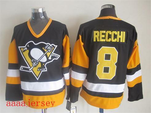 Pittsburgh Penguins retro ice hockey jersey M-3XL 匹兹堡企鹅队复古冰球服 4