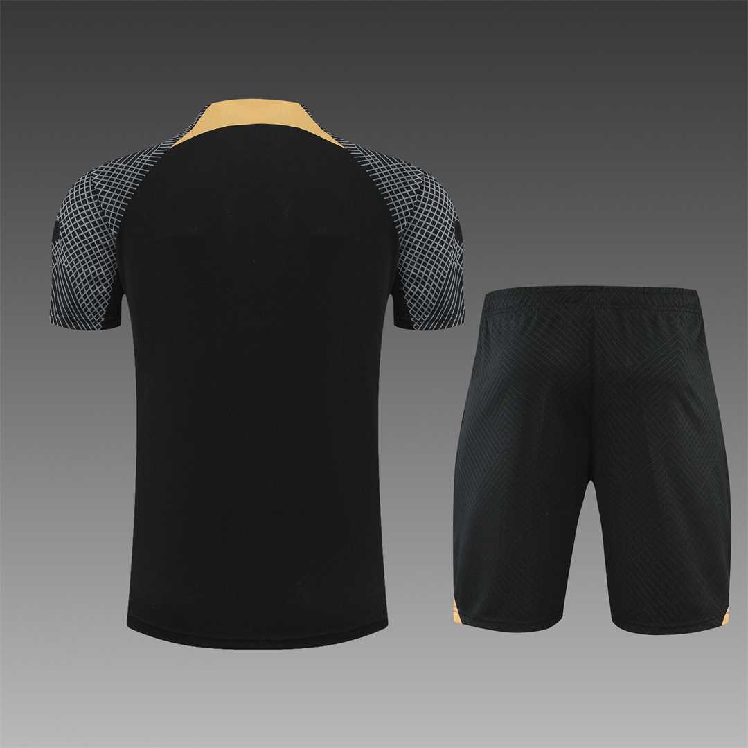 22-23 Chelsea training suit short sleeve kit black 19