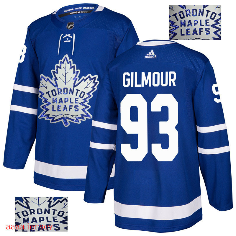 2018 Toronto Maple Leafs ice hockey jersey M-3XL 多伦多枫叶队时尚亮片款冰球服 1