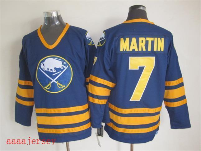Buffalo Sabres ice hockey jersey M-3XL 水牛城军刀队冰球服 6
