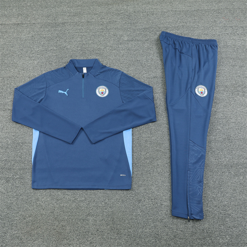 24-25 Manchester City Long Sleeve Training Suit Football Shirts 2
