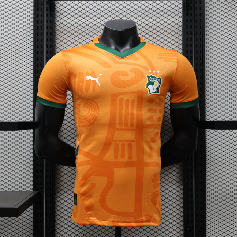 2024 Ivory Coast Home Player Version Soccer Jerseys Football Shirts