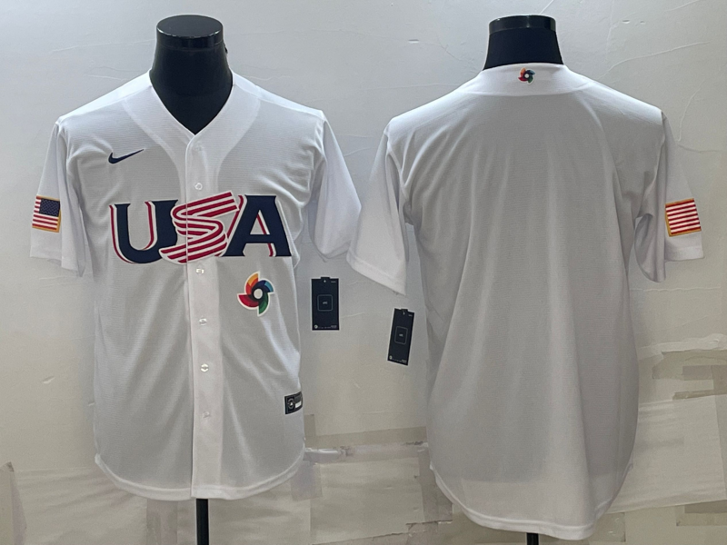 USA 2023 World Cup Baseball Jerseys 10