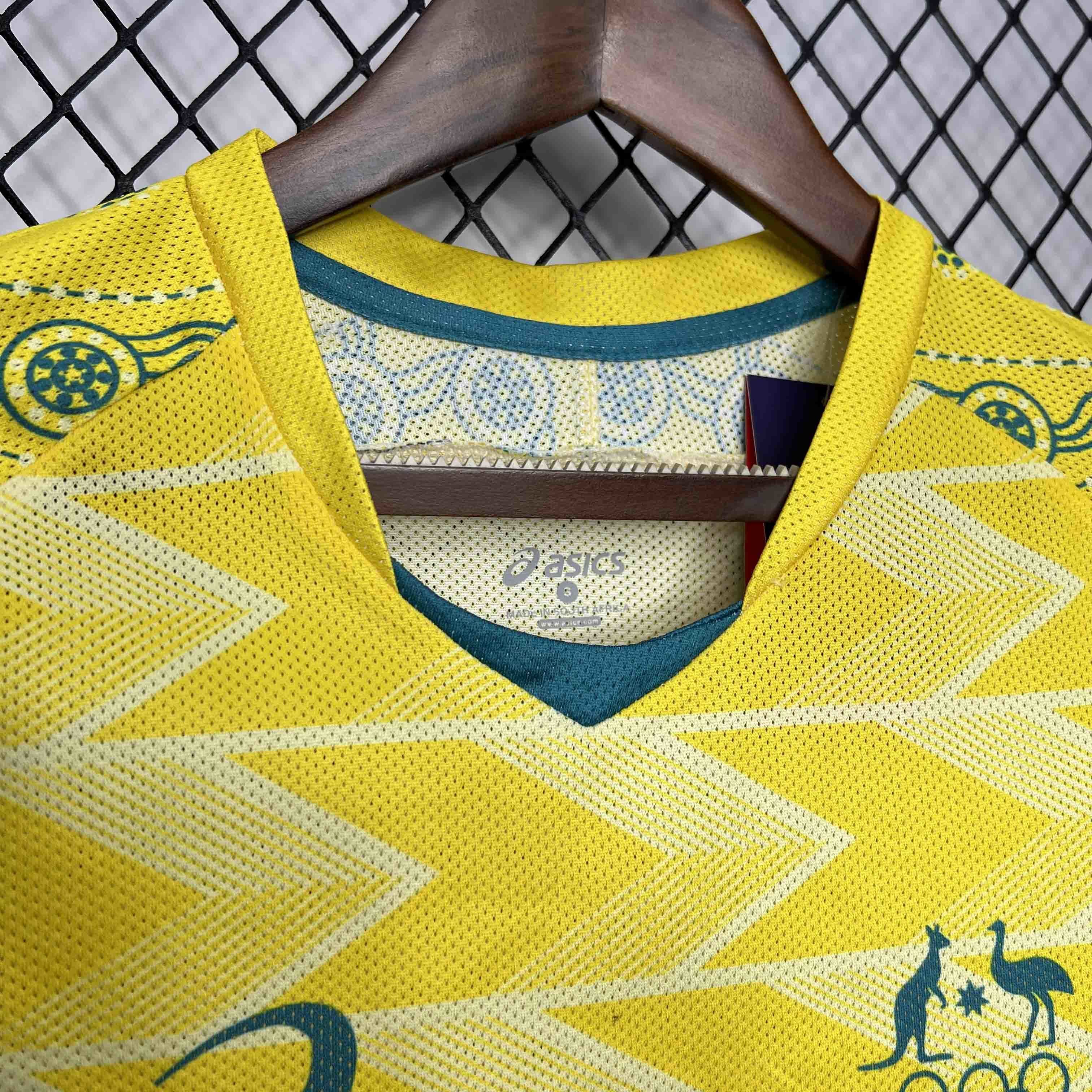 2024 Australia Home Kit Soccer Uniform AAAAJerseys Dropshipping Yupoo 2