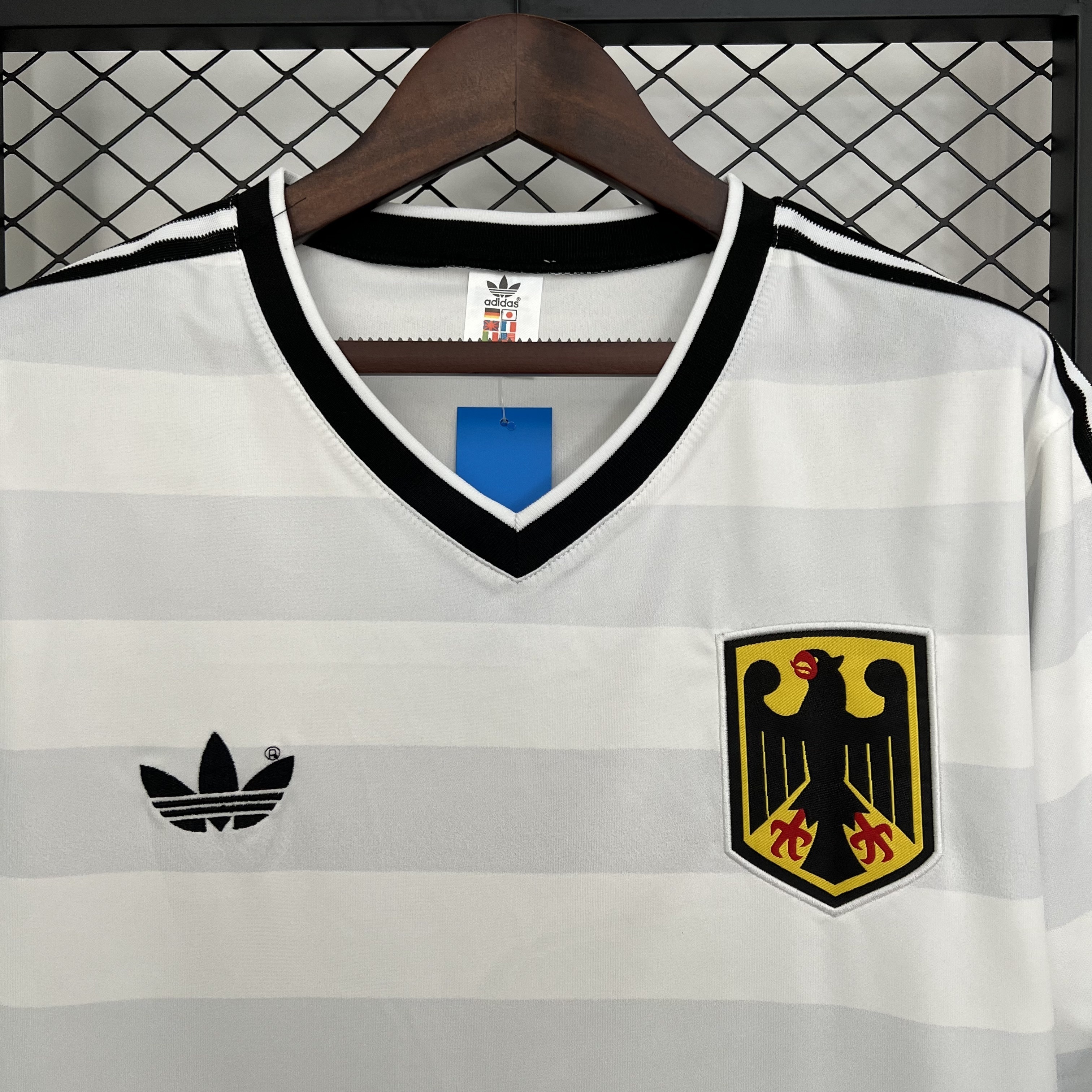1984 Germany Home Retro Kit Vintage White Shirt AAAAJersey Wholesale Yupoo 3