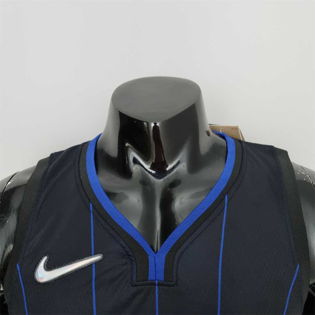 75th Anniversary McGrady #1 Orlando Magic Black NBA Jersey 3