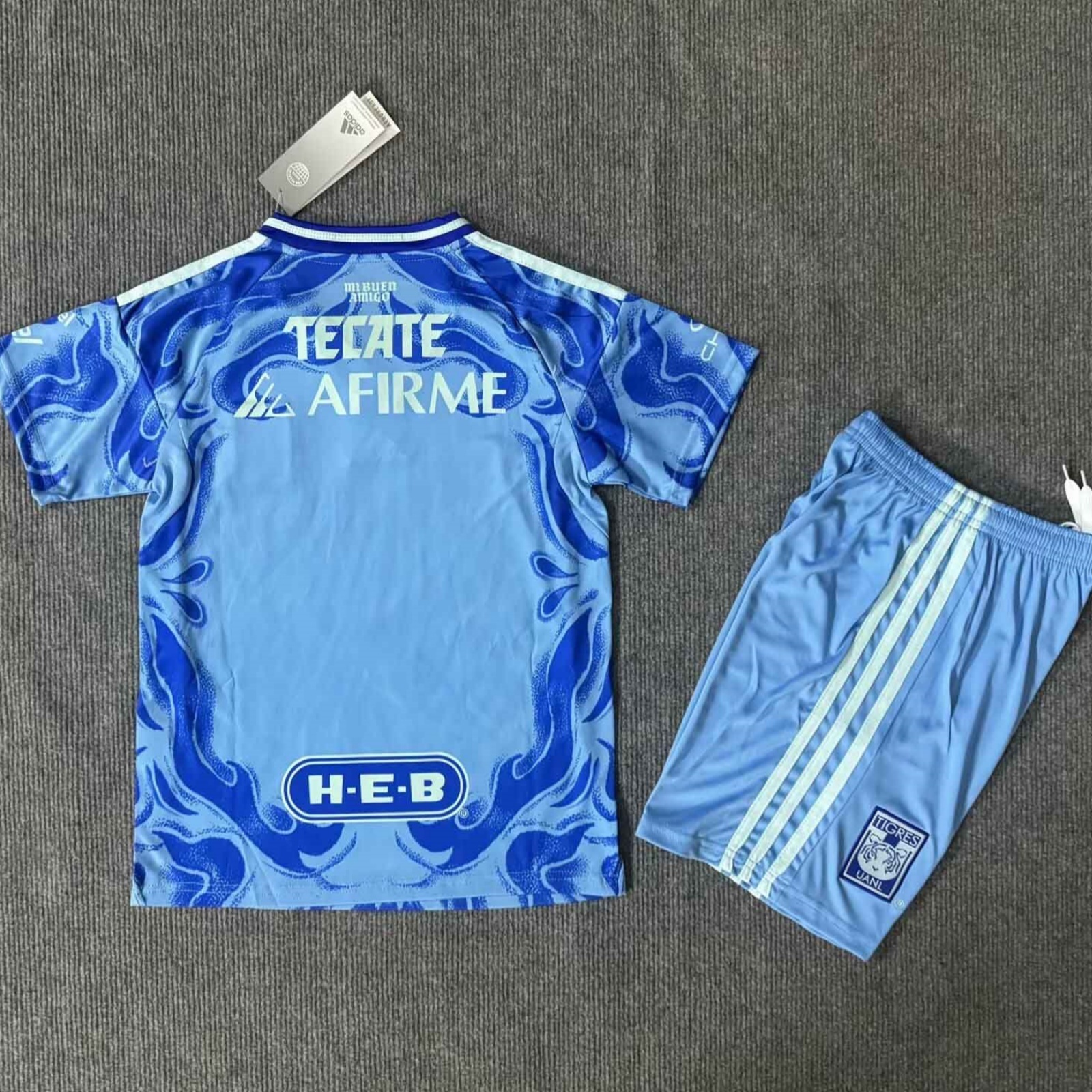 25-26 Tigres UANL Away Kid Kits Youth Apparels AAAAJersey Supply Yupoo 1