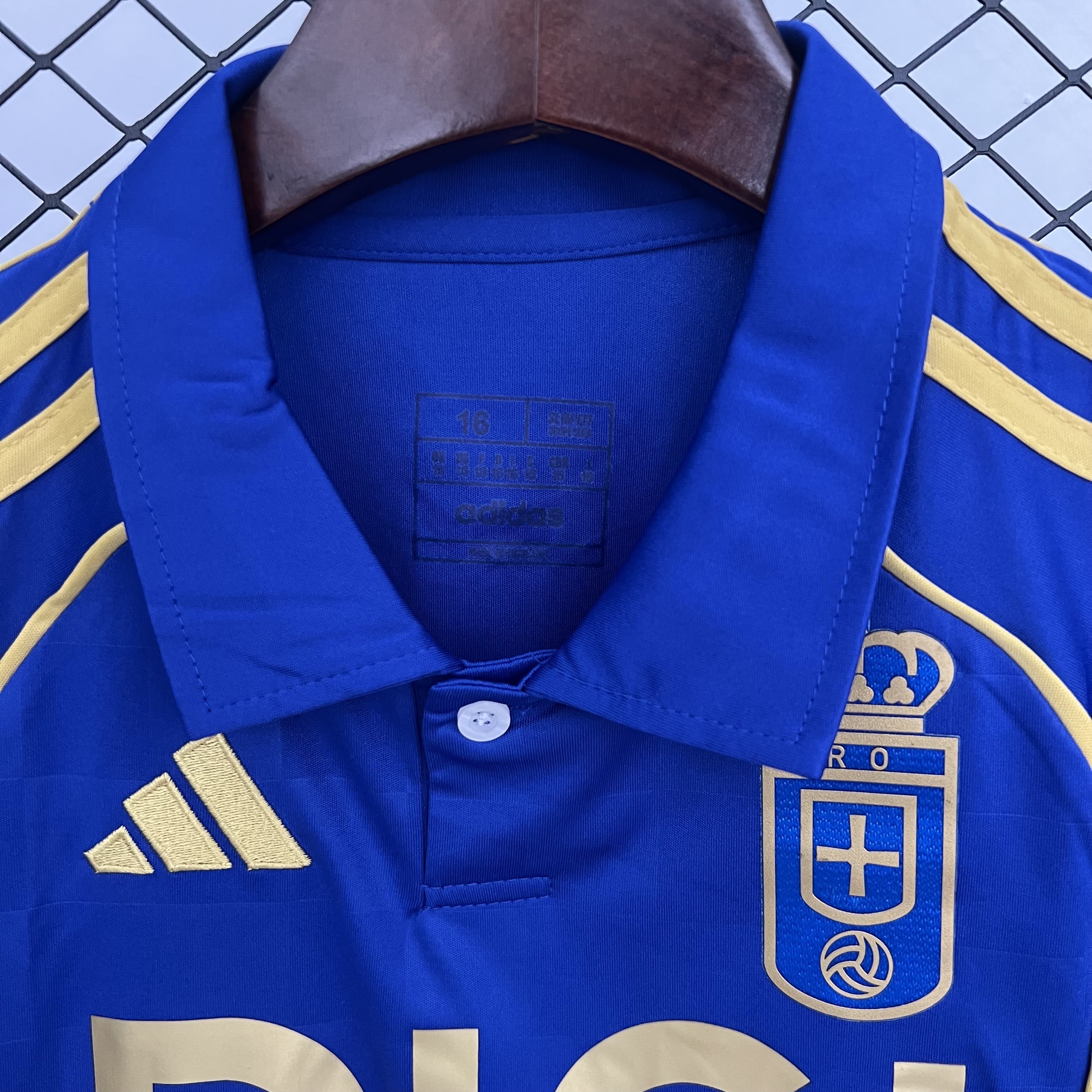 25-26 Real Oviedo Home Kids Kit Futbol Youth Clothing Sports Suits AAAAJersey Supply Yupoo 3