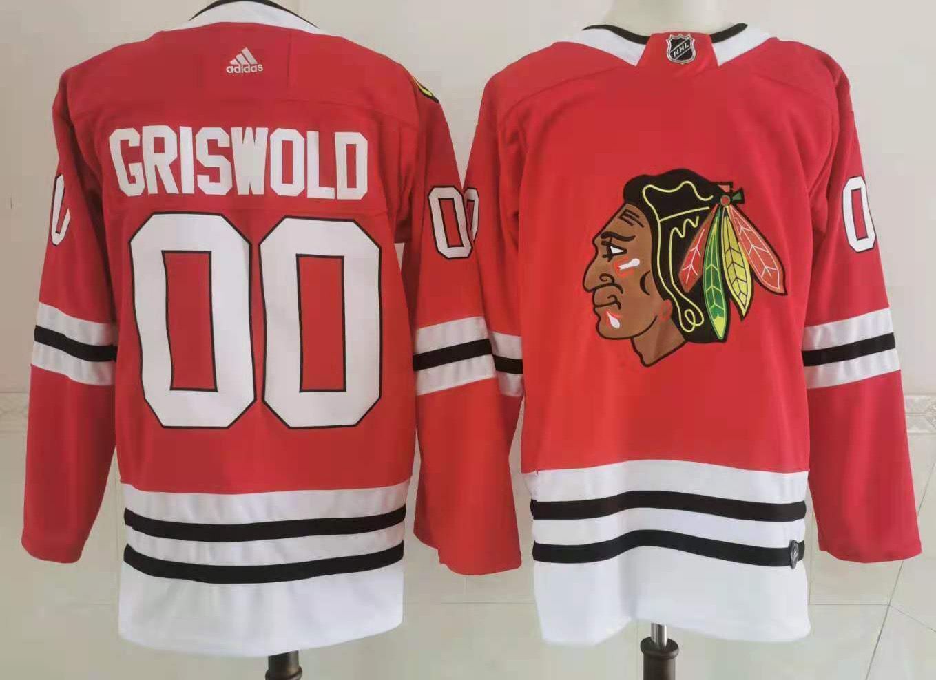 Chicago Blackhawks ice hockey jersey M-3XL 芝加哥黑鹰冰球服 2