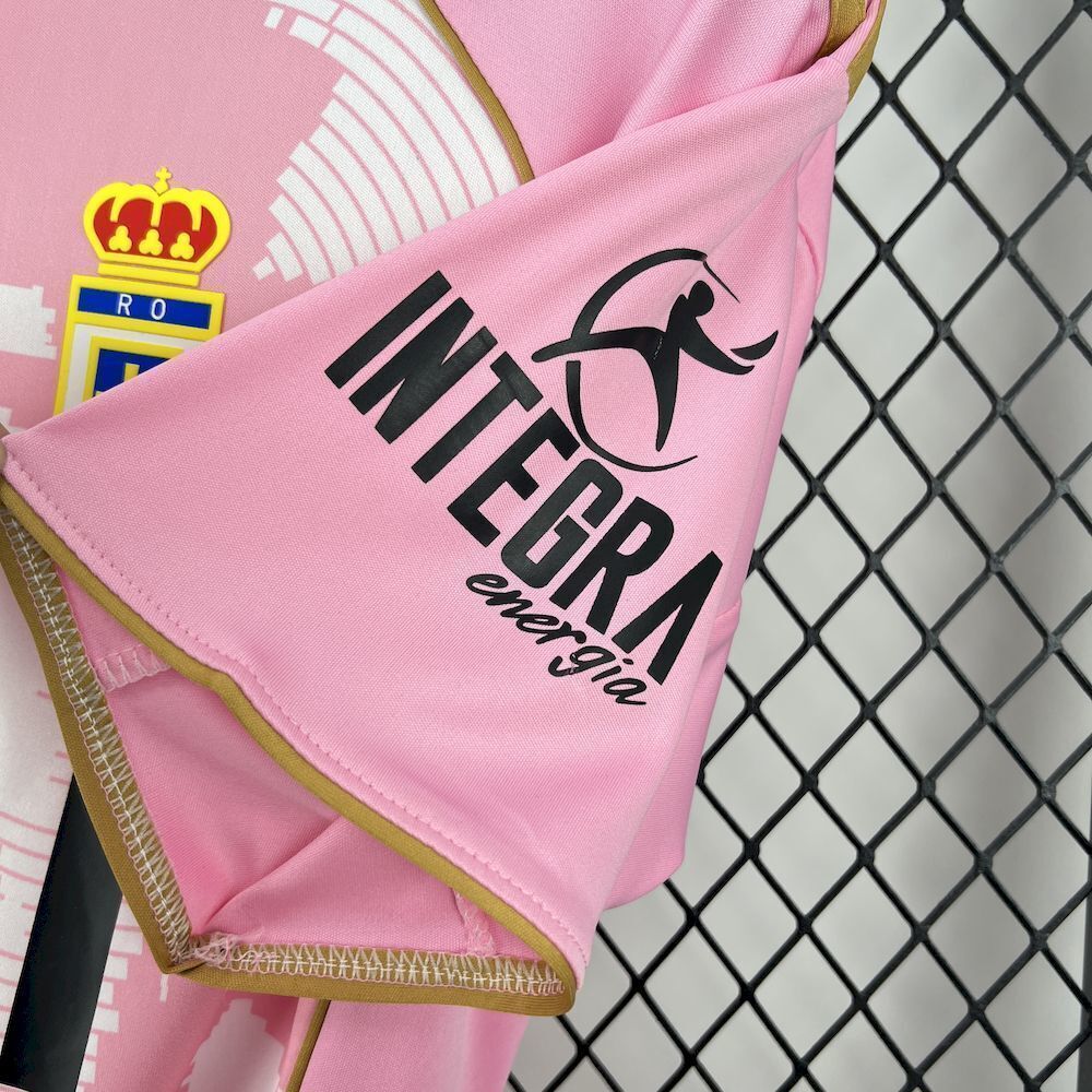 25-26 Real Oviedo Special Edition Pink T-Shirt Football Apparels AAAAJersey Wholesale Yupoo 4