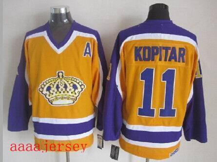 Los Angeles Kings retro ice hockey jersey M-3XL 洛杉矶国王队复古冰球服 11