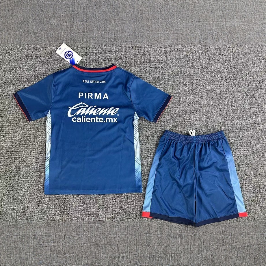 23-24 Cruz Azul Third Kids Kits Children Sets Soccer Jerseys Yupoo 1