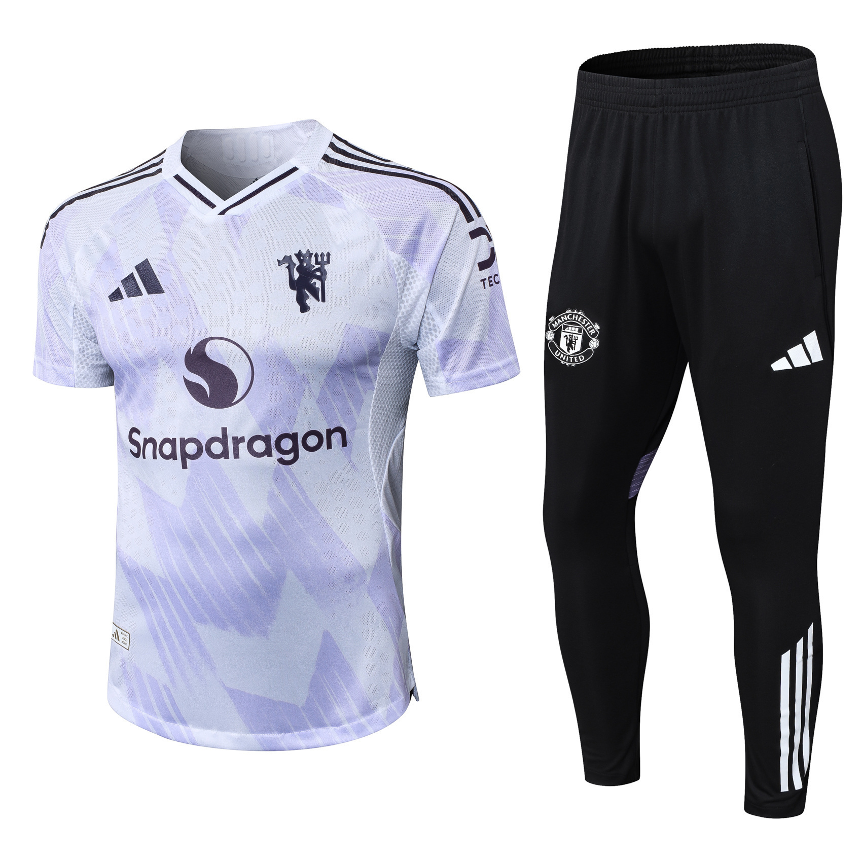 25-26 Manchester United Away Player Version Training Kits Football Tracksuits