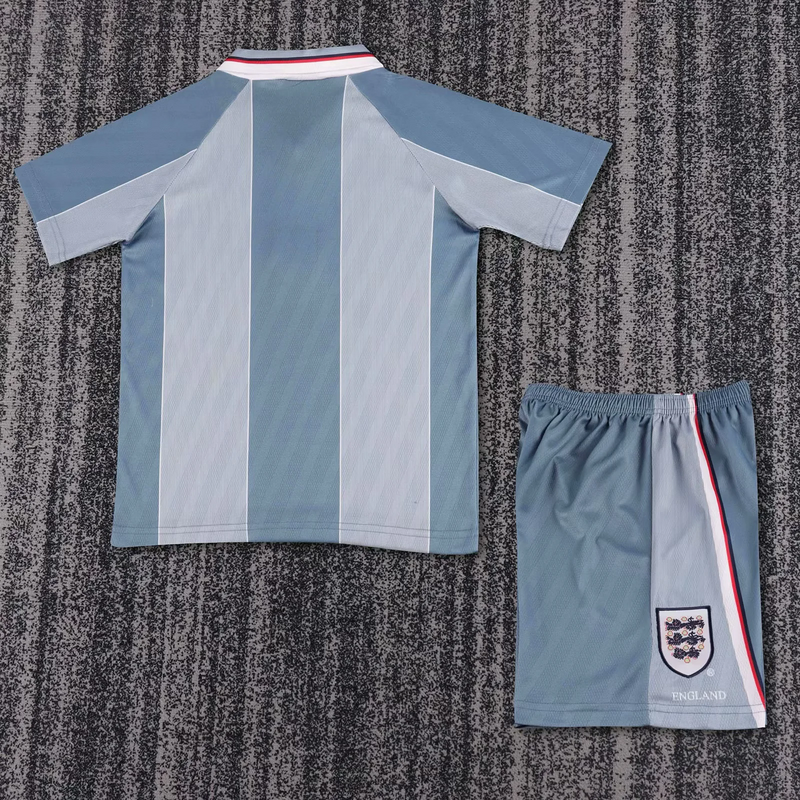1996 England Away Retro Kid Kits Youth Apparels Soccer AAAAJersey Yupoo 1