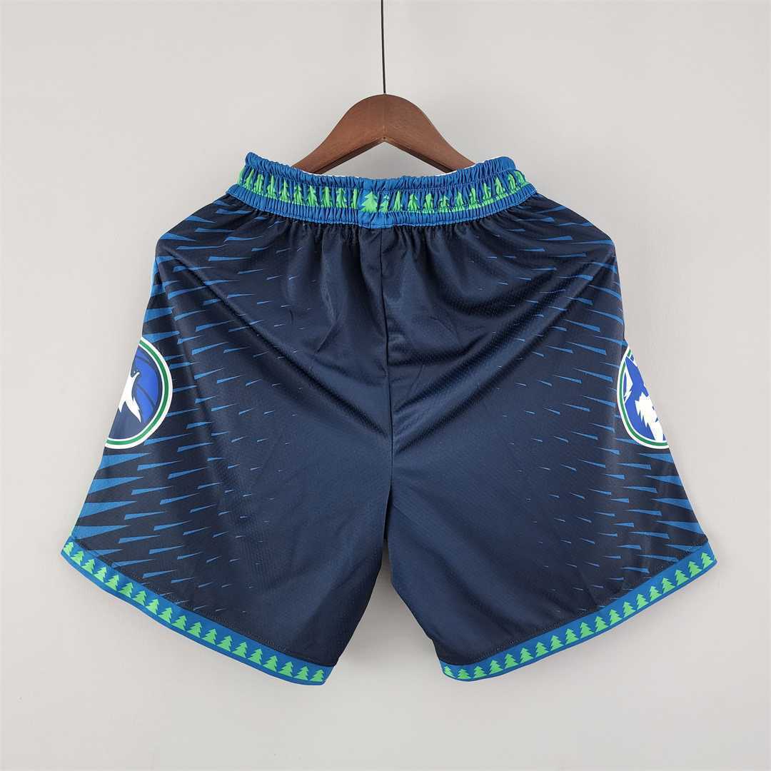 2022 Minnesota Timberwolves City NBA shorts 6