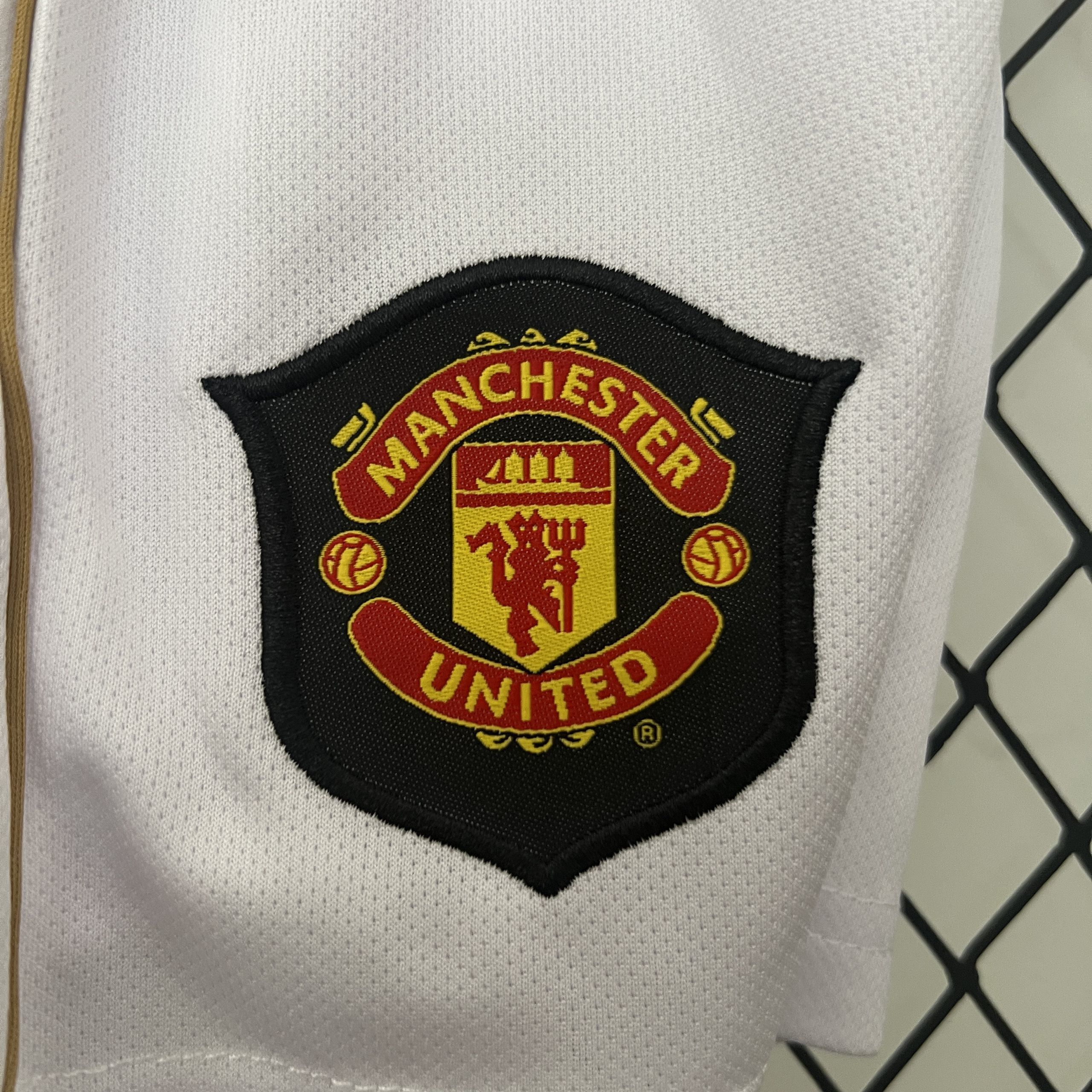 06-07 Manchester United Home Retro Kids Kits Children Sets Football AAAAJerseys Yupoo 4