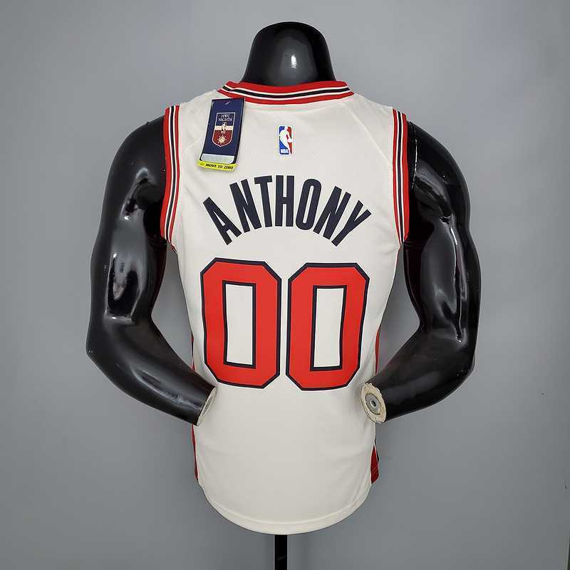ANTHONY#00 Portland Trail Blazers Beige 1