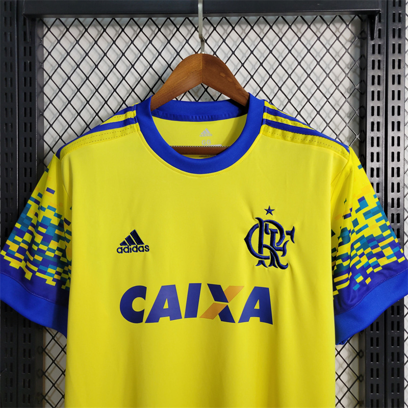 17-18 Retro Flamengo away size S-XXL 2