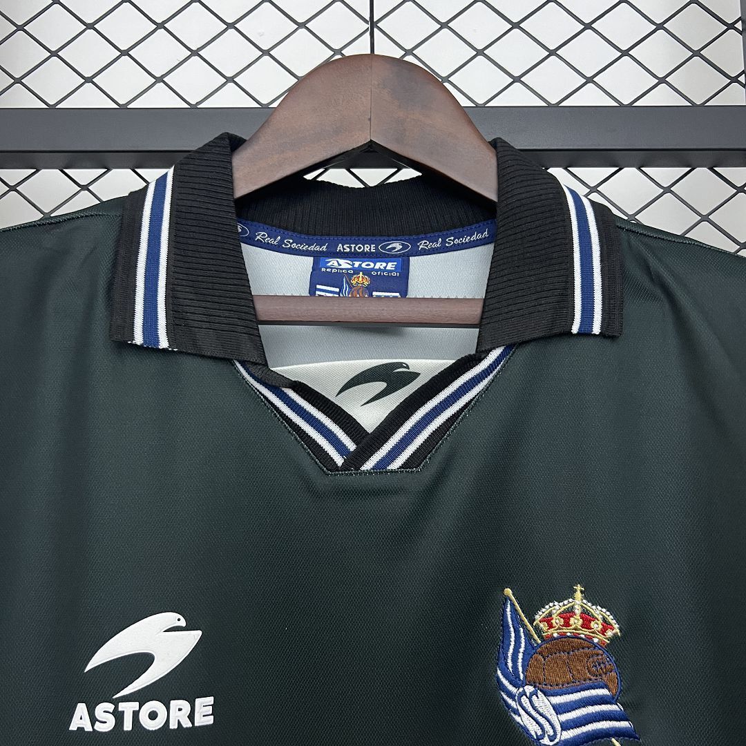 00-02 Real Sociedad Away Retro Kit Vintage Shirt AAAAJersey Wholesale Yupoo 1