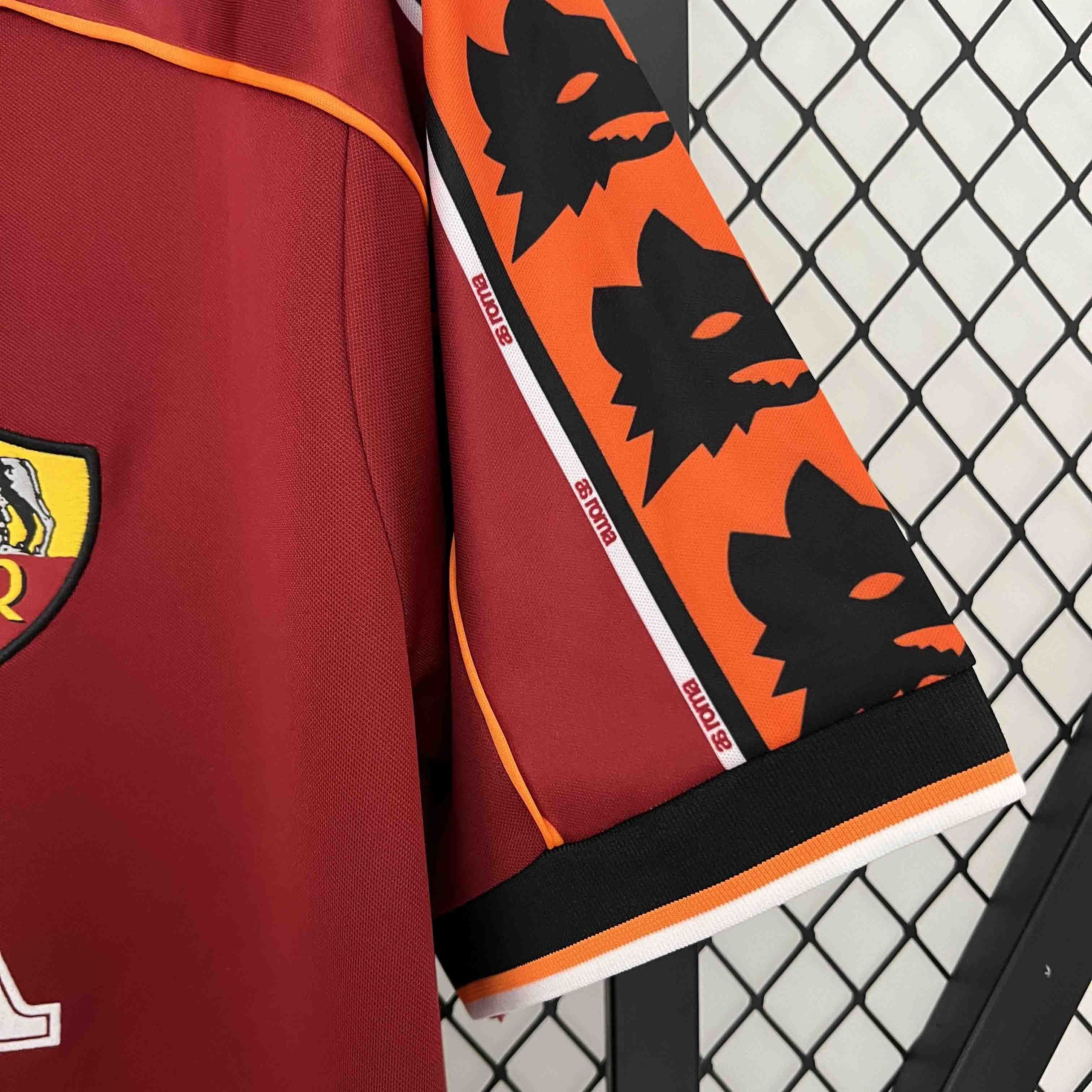 98-99 Roma Home Retro Kit Soccer Uniform AAAAJerseys Dropshipping Yupoo 5