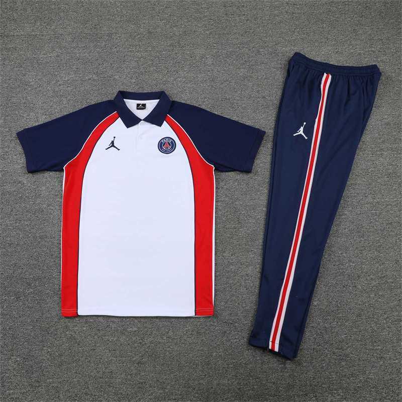 Polo Jordan PSG white and red 12