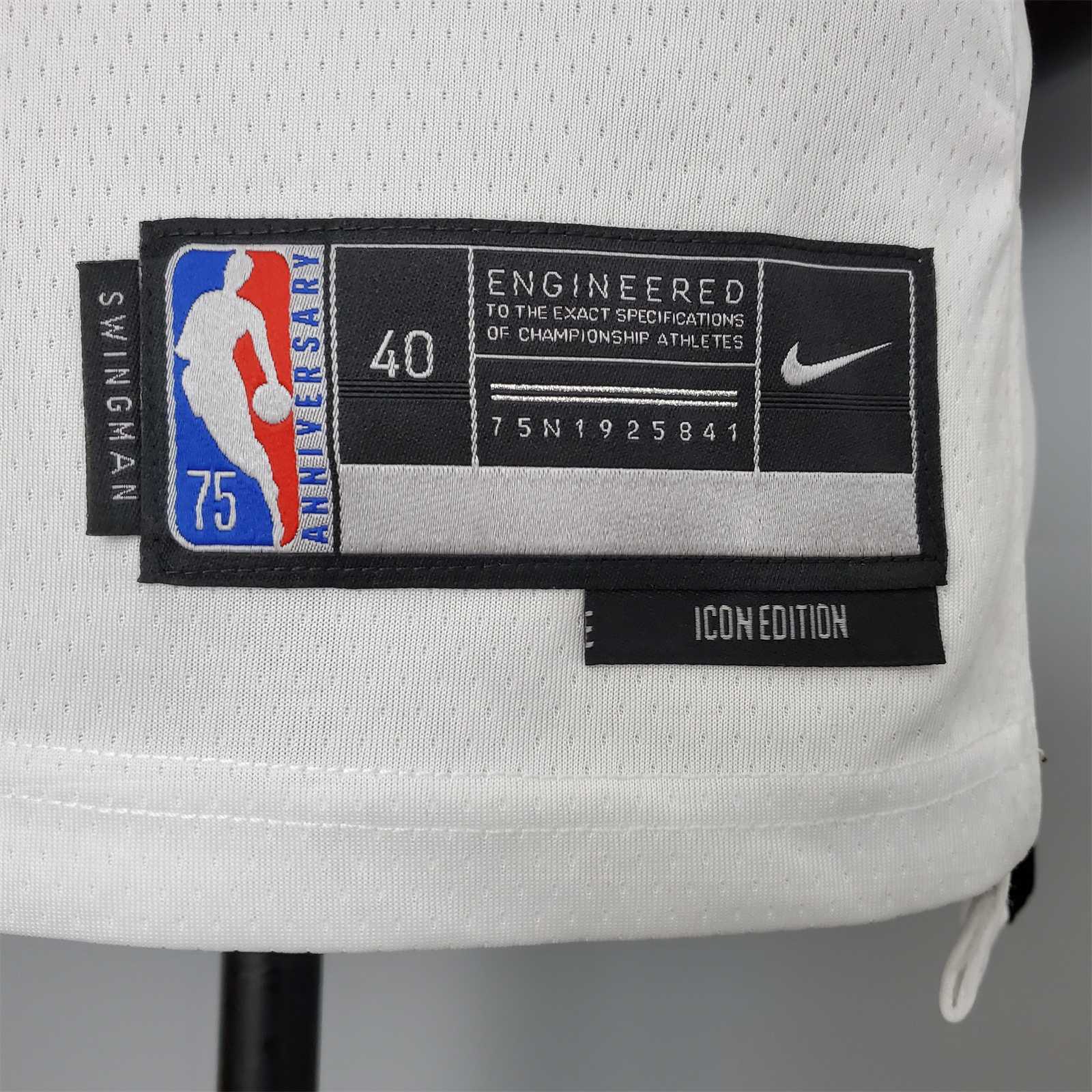 75th Anniversary ALDRIDGE#21 Nets White 6