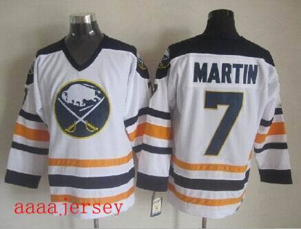 Buffalo Sabres retro ice hockey jersey M-3XL 水牛城军刀队复古冰球服 2