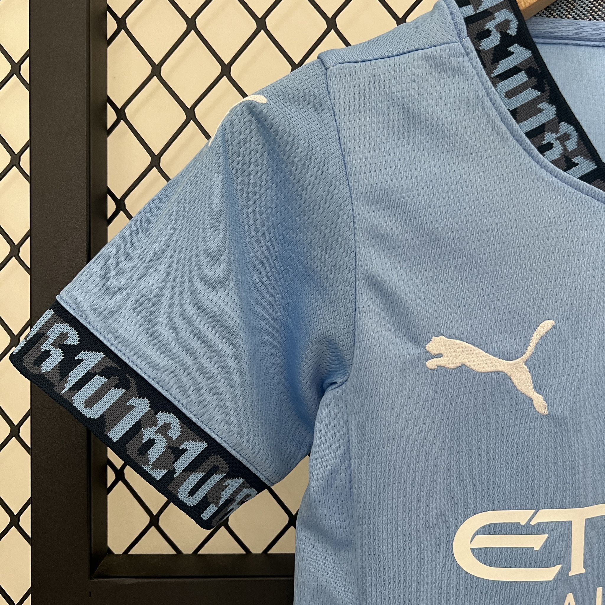 24-25 Manchester City Home Kid Kits Youth Apparels AAAAJersey Wholesale Yupoo 8