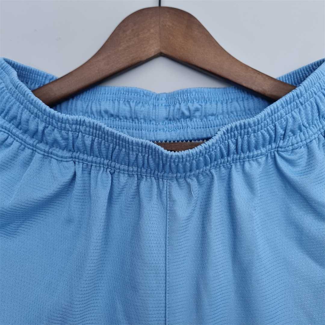 2022 Memphis Grizzlies NBA US Training Shorts Blue 4