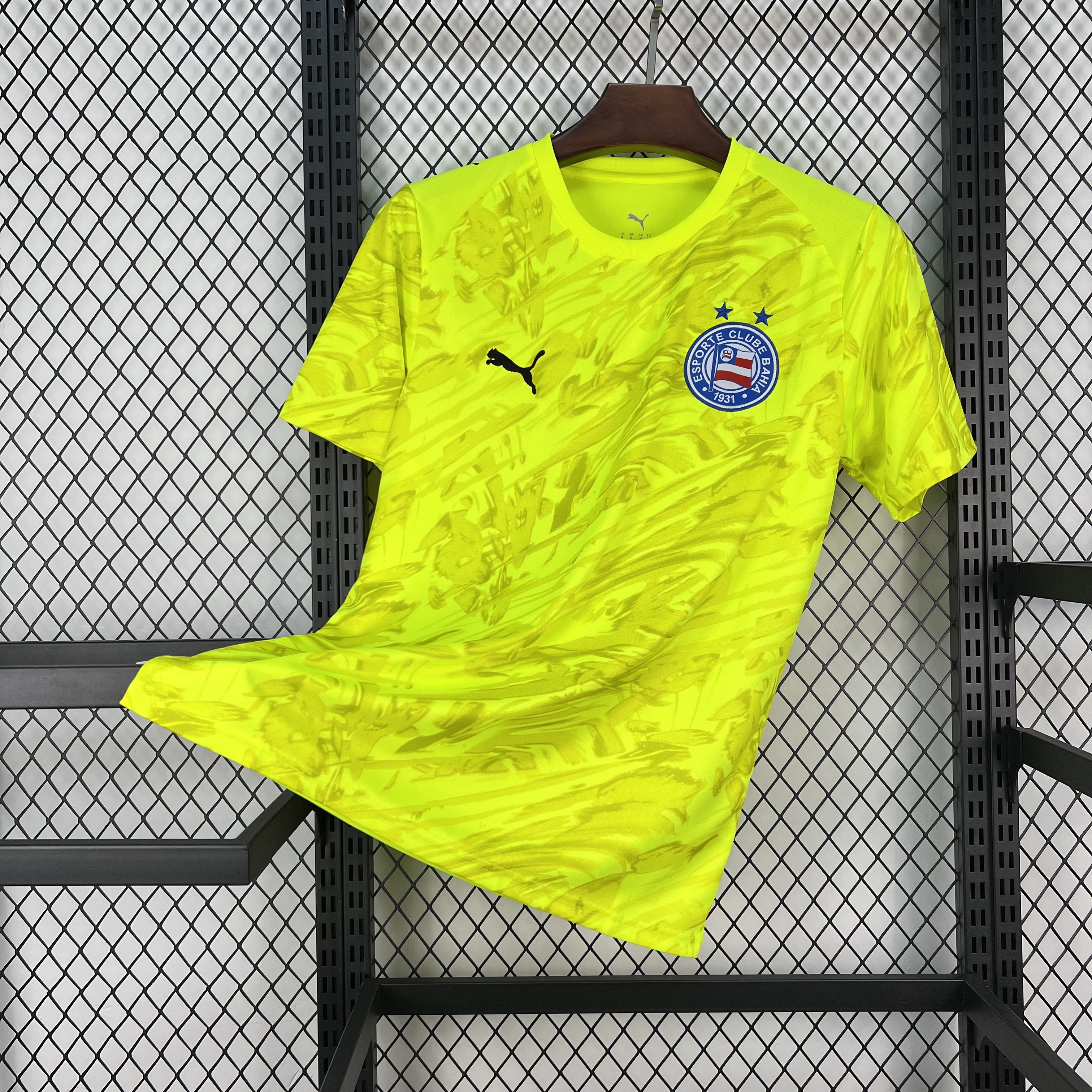 26-27 Bahia Mens Goalkeeper Kit Soccer Green T-Shirt AAAAJersey Supply Yupoo 7