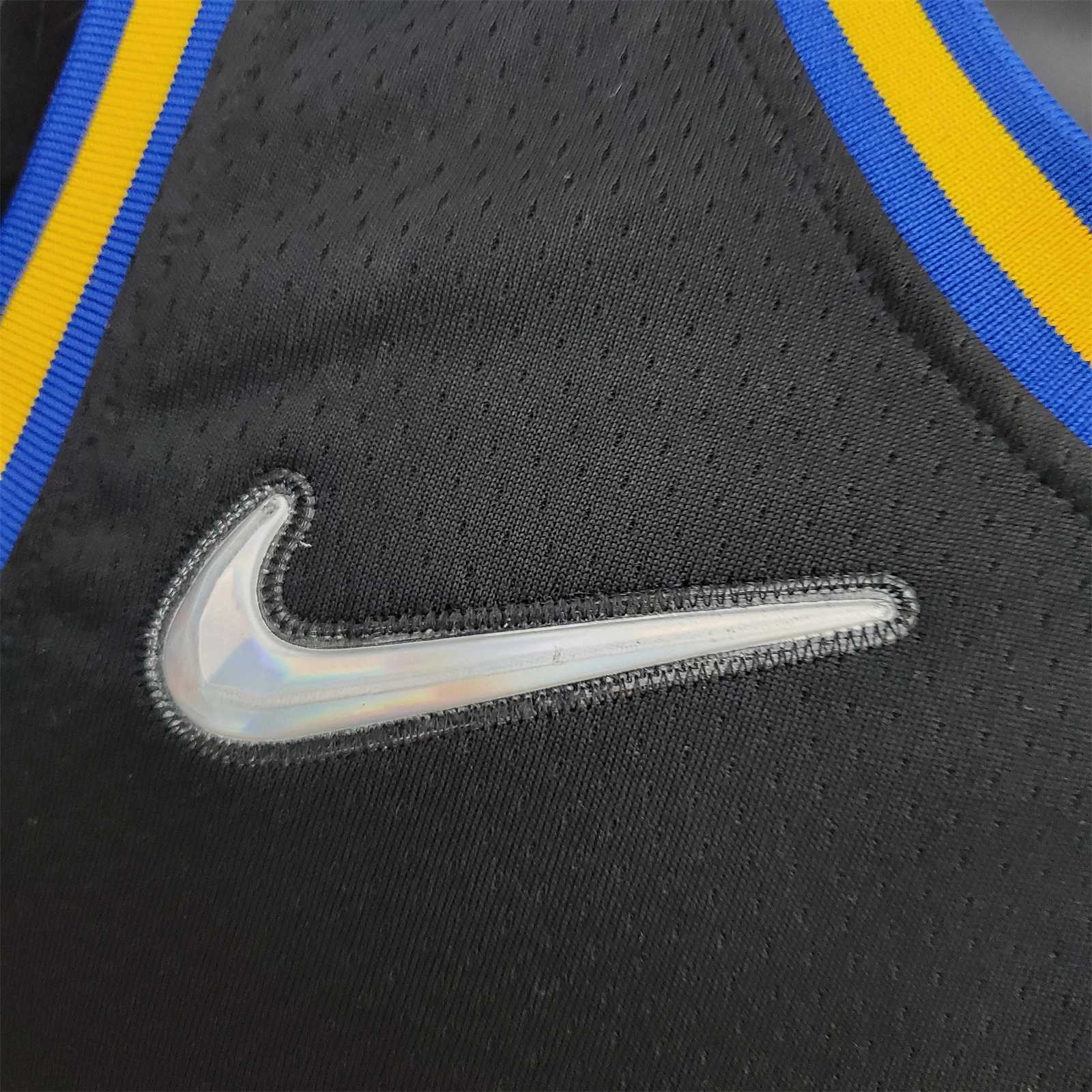 2022 75th Anniversary Golden State Warriors TOSCANO#95 Mexico Edition Black NBA Jersey 3