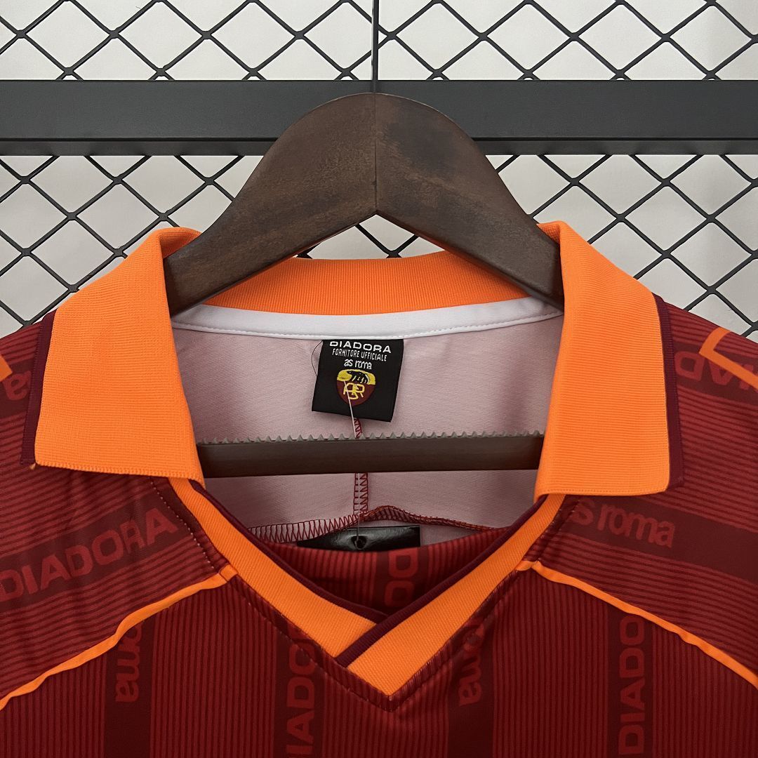 99-00 Roma Home Retro Kit Vintage Shirt AAAAJersey Dropship Yupoo 3