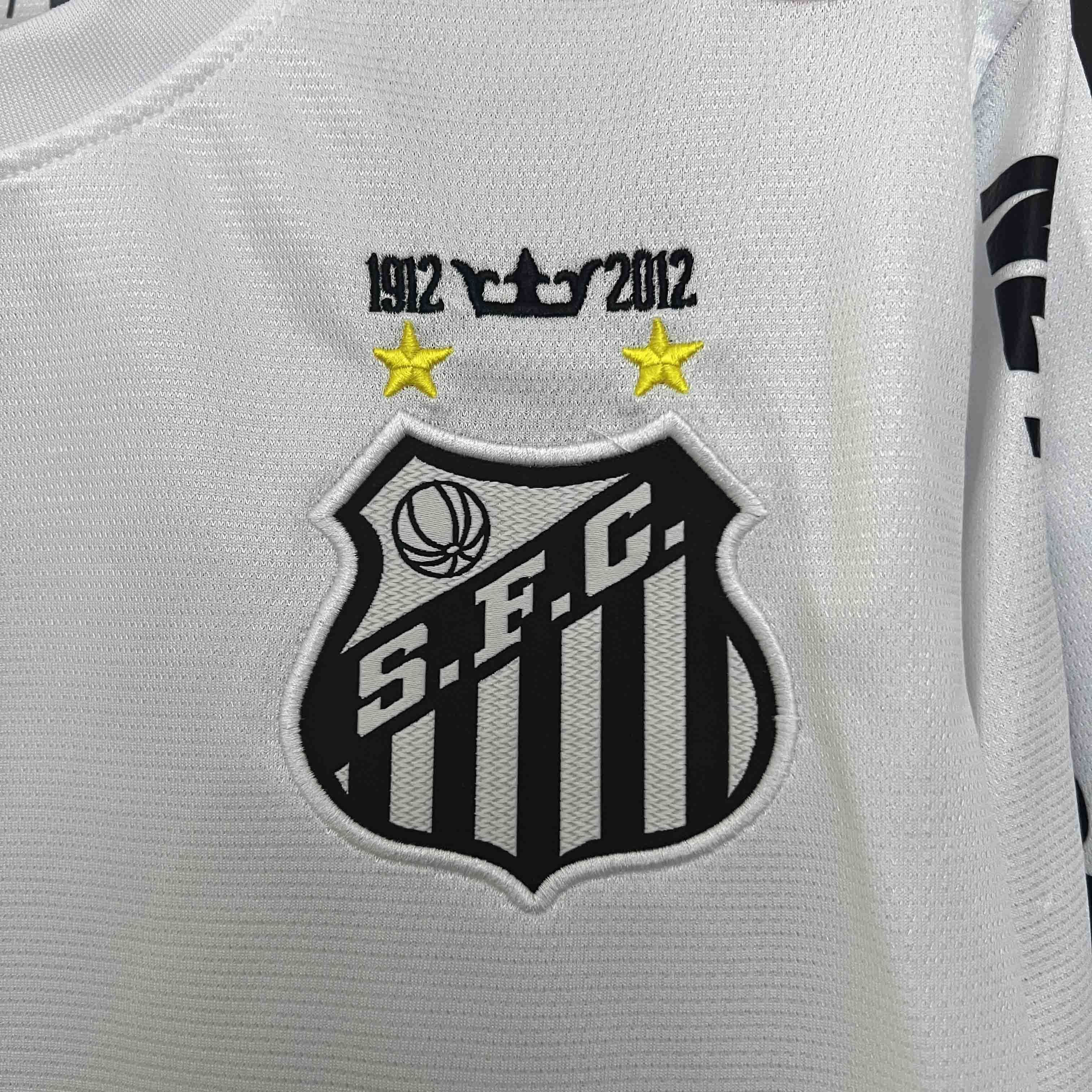 11-12 Santos Home Retro Kit Long Sleeve Vintage Shirt AAAAJersey Supplier Yupoo 2