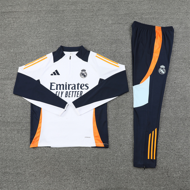 24-25 Real Madrid Long Sleeve Training Suit Football Shirts 2