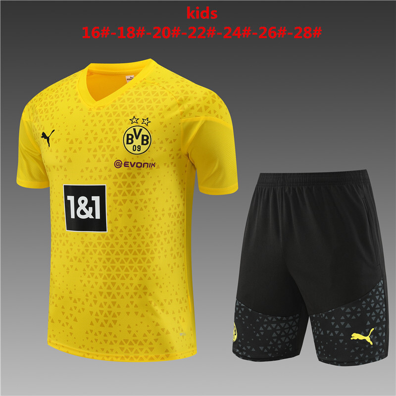 23-24 Dortmund Kids Training Soccer Jerseys Yupoo