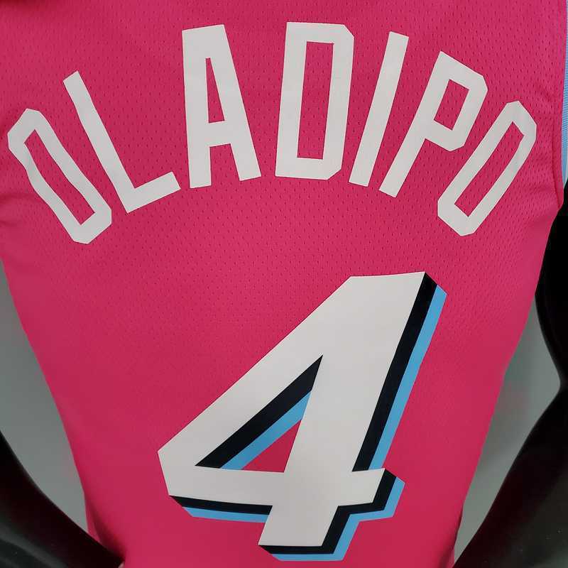 OLADIPO#4 Miami Heat V-neck pink 6