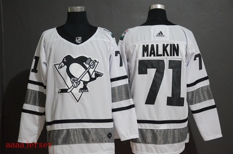 2019 Pittsburgh Penguins all star ice hockey jersey M-3XL 匹兹堡企鹅队全明星冰球服 1