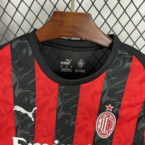 25-26 AC Milan Home Long Sleeve Shirt Football Uniform AAAAJersey Supply Yupoo 4