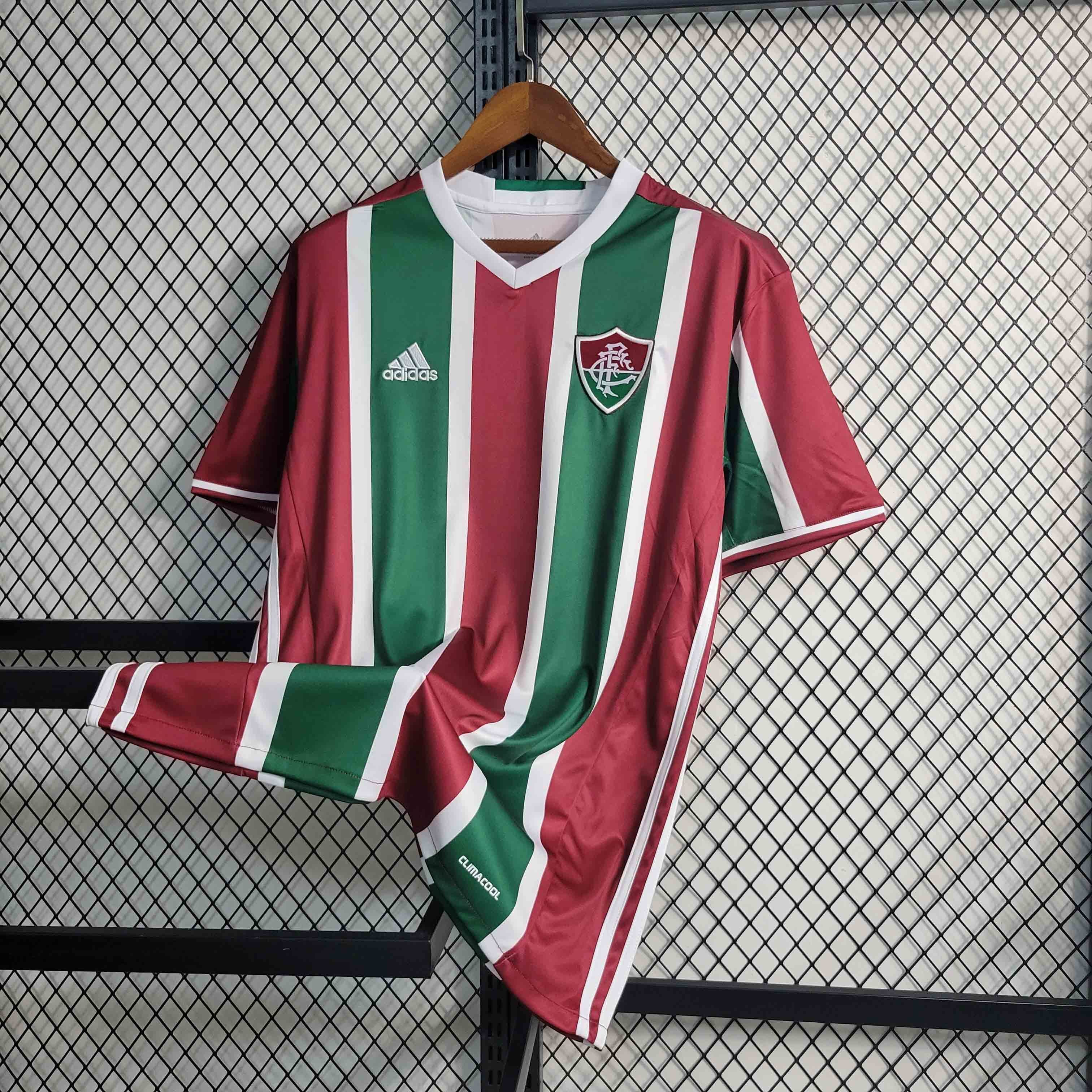 16-17 Retro Fluminense Home S-XXL Cheap Football Kit 2
