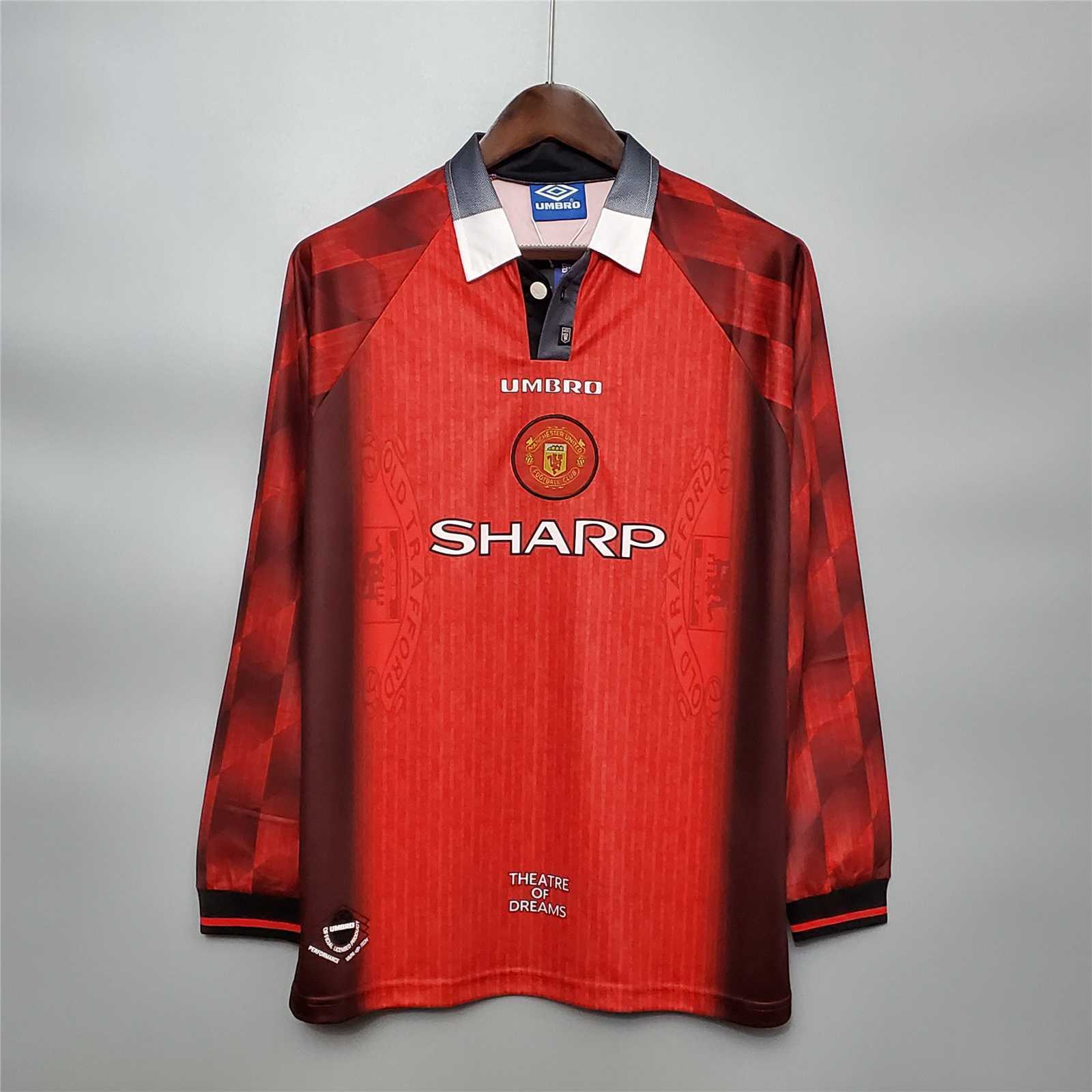96-97 Manchester United home long sleeve