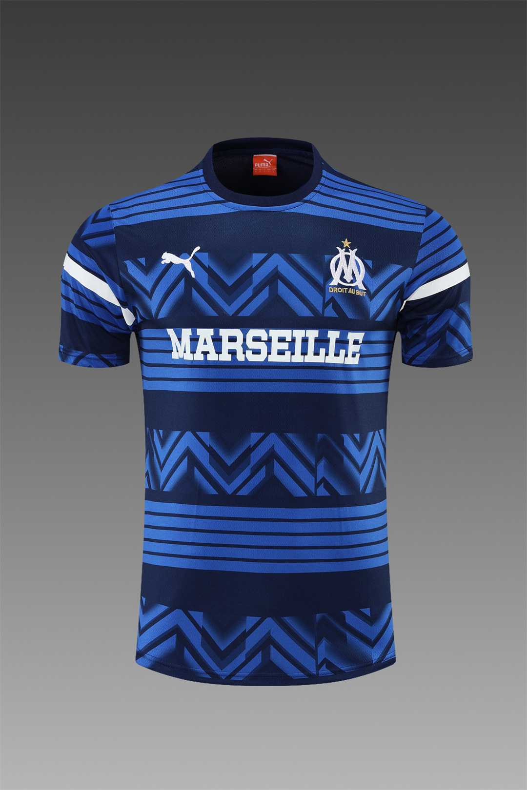 22-23 Marseille training suit short sleeve kit blue 19
