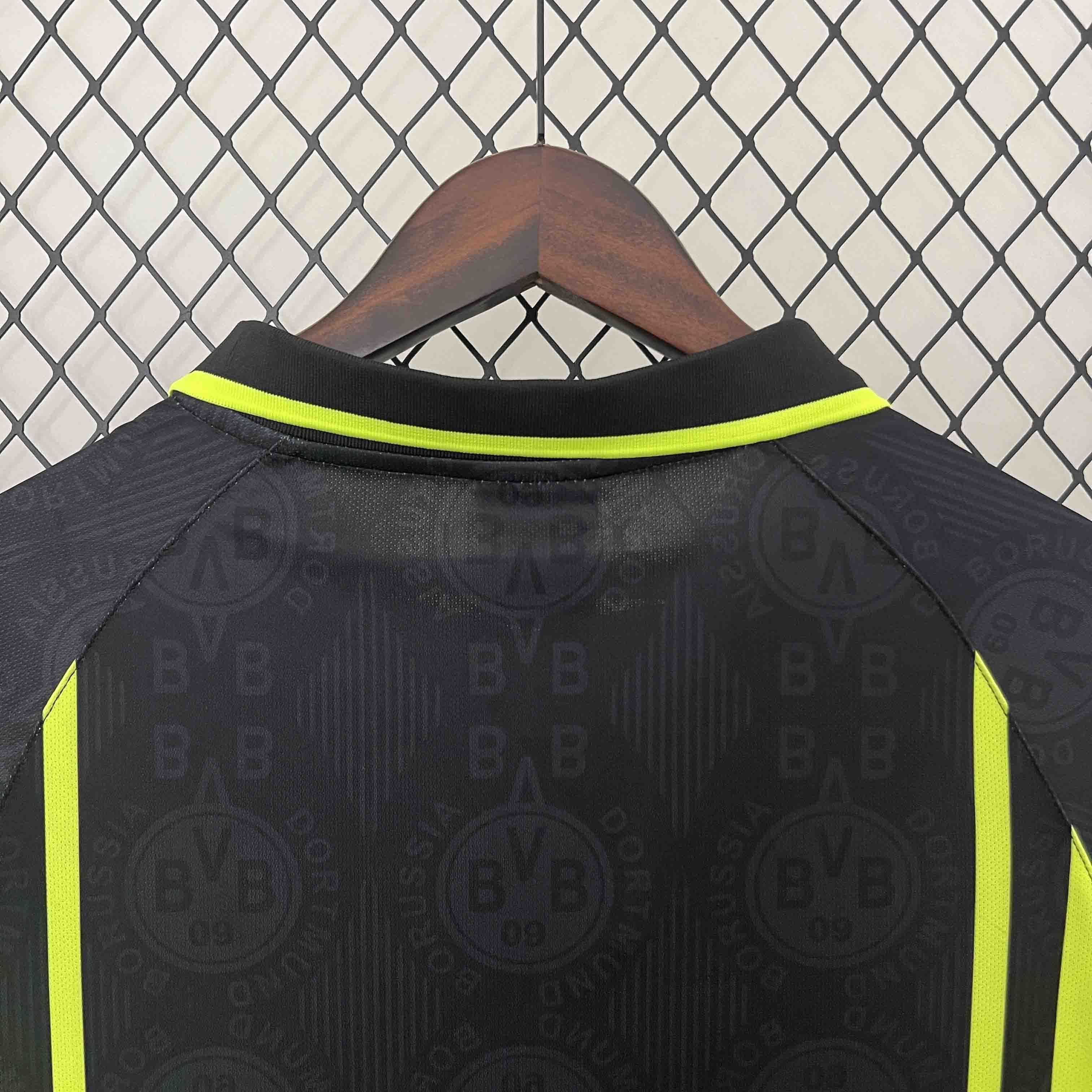 96-97 Dortmund BVB Away Retro Kit Vintage Shirt Best Wholesale Yupoo 2