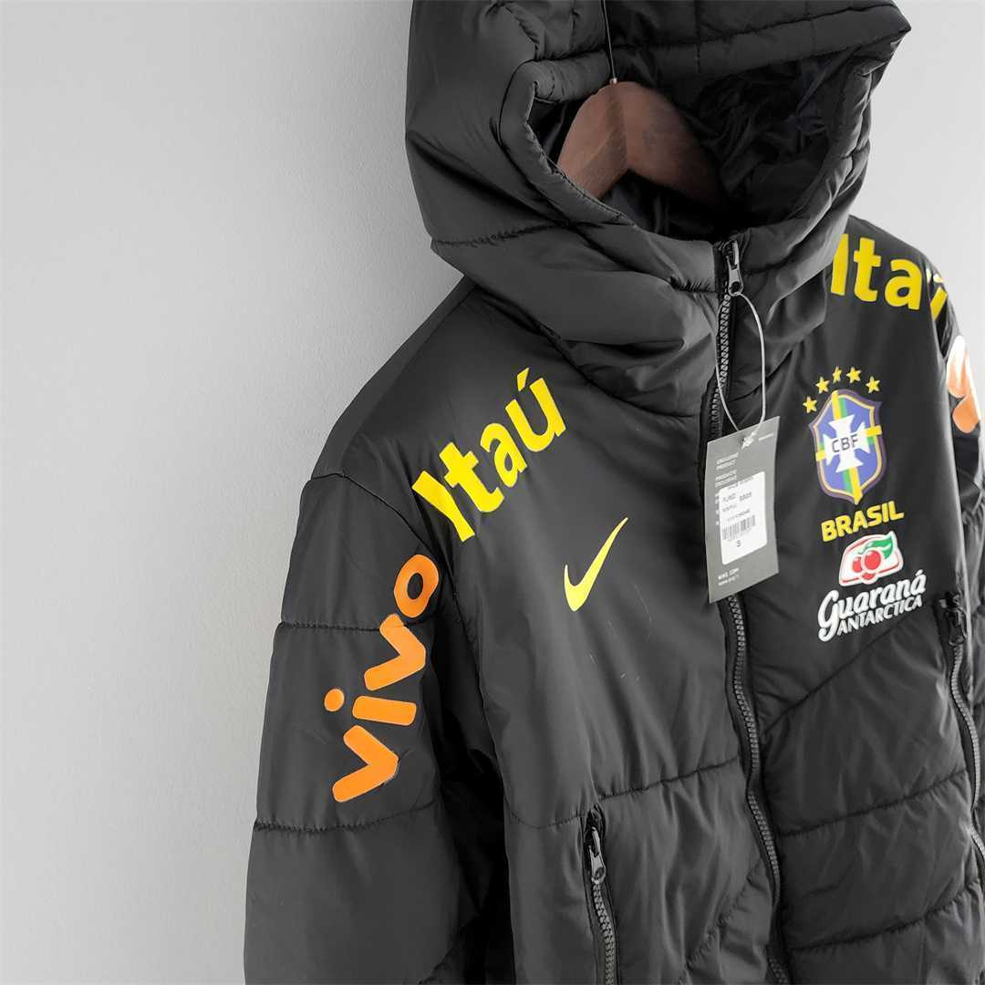 2022 Brazil Cotton Jacket Black 1