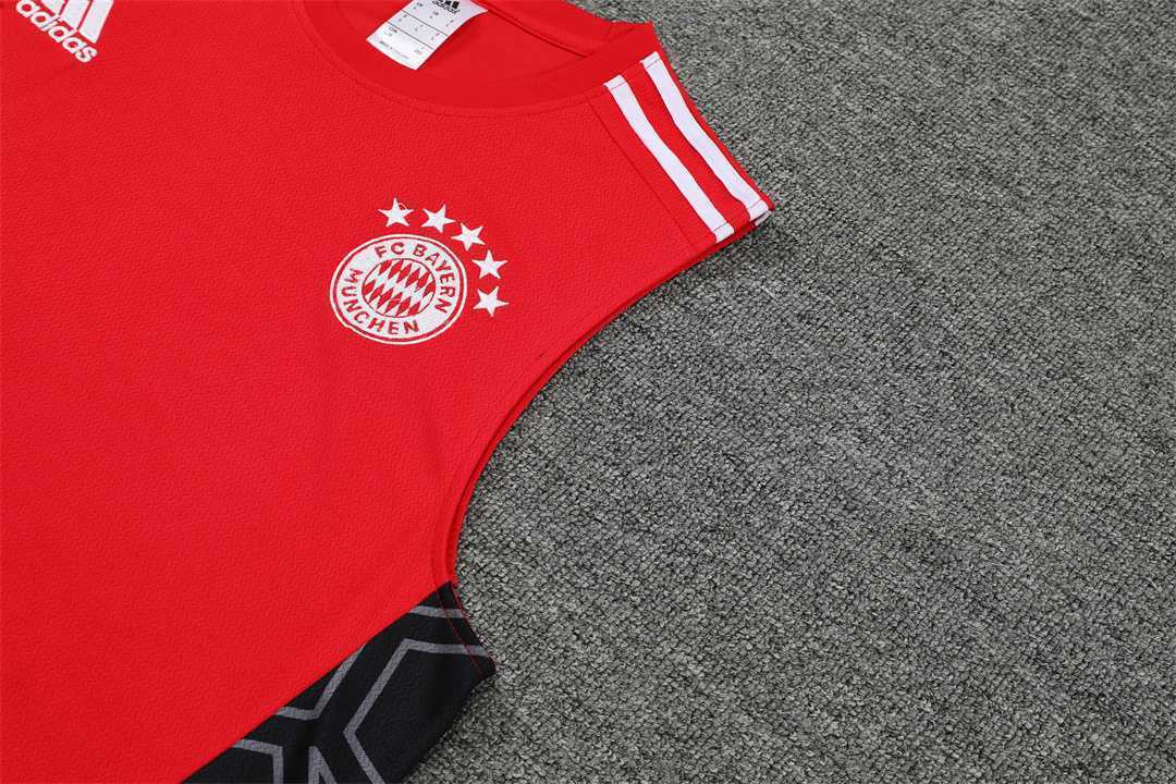 22-23 Bayern vest training suit kit red 13