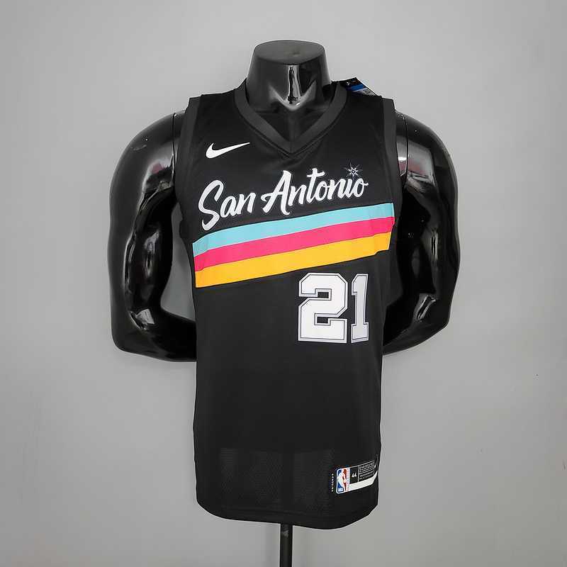 New DUNCAN#21 season Spurs City Edition black
