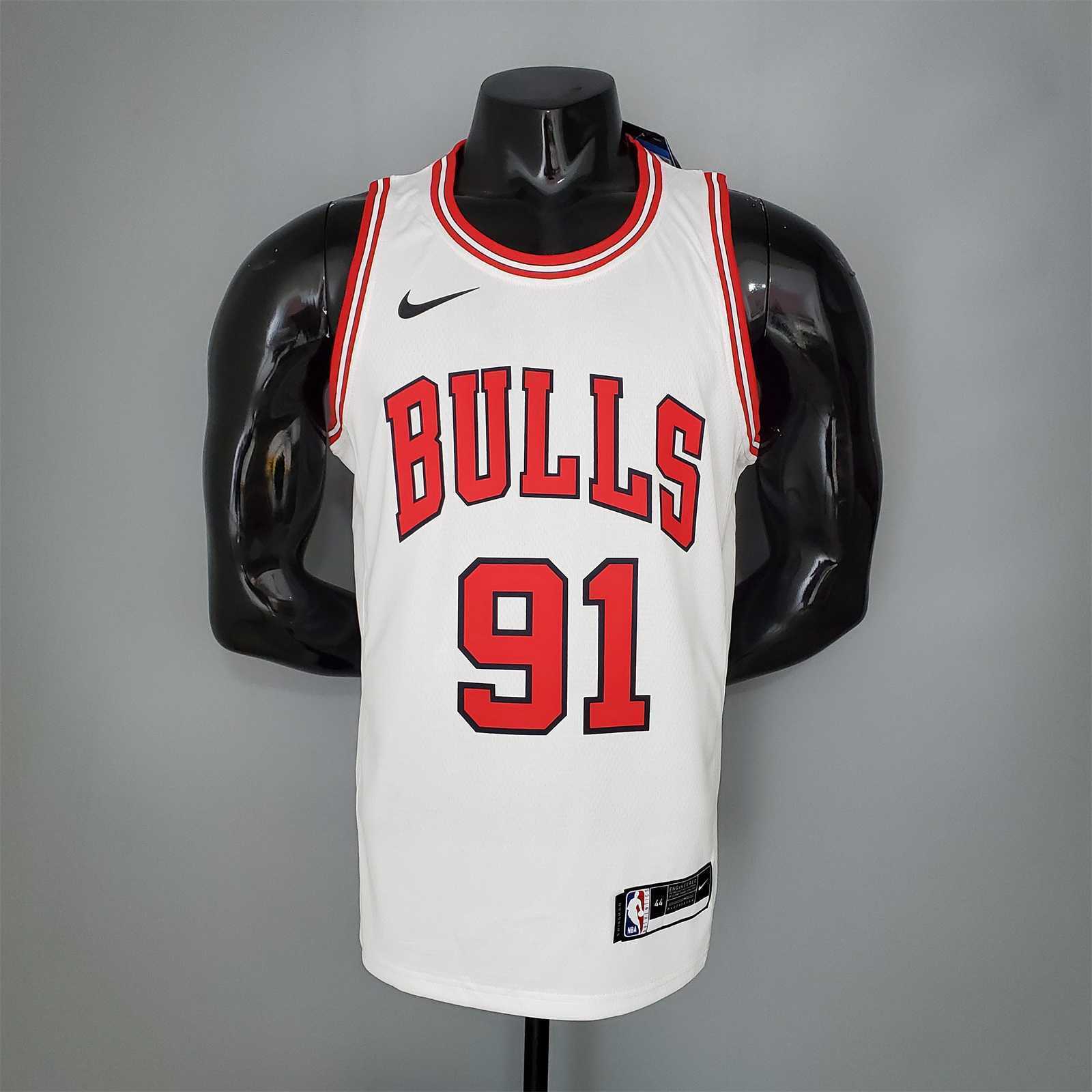 ROOMAN#91 Chicago Bulls white
