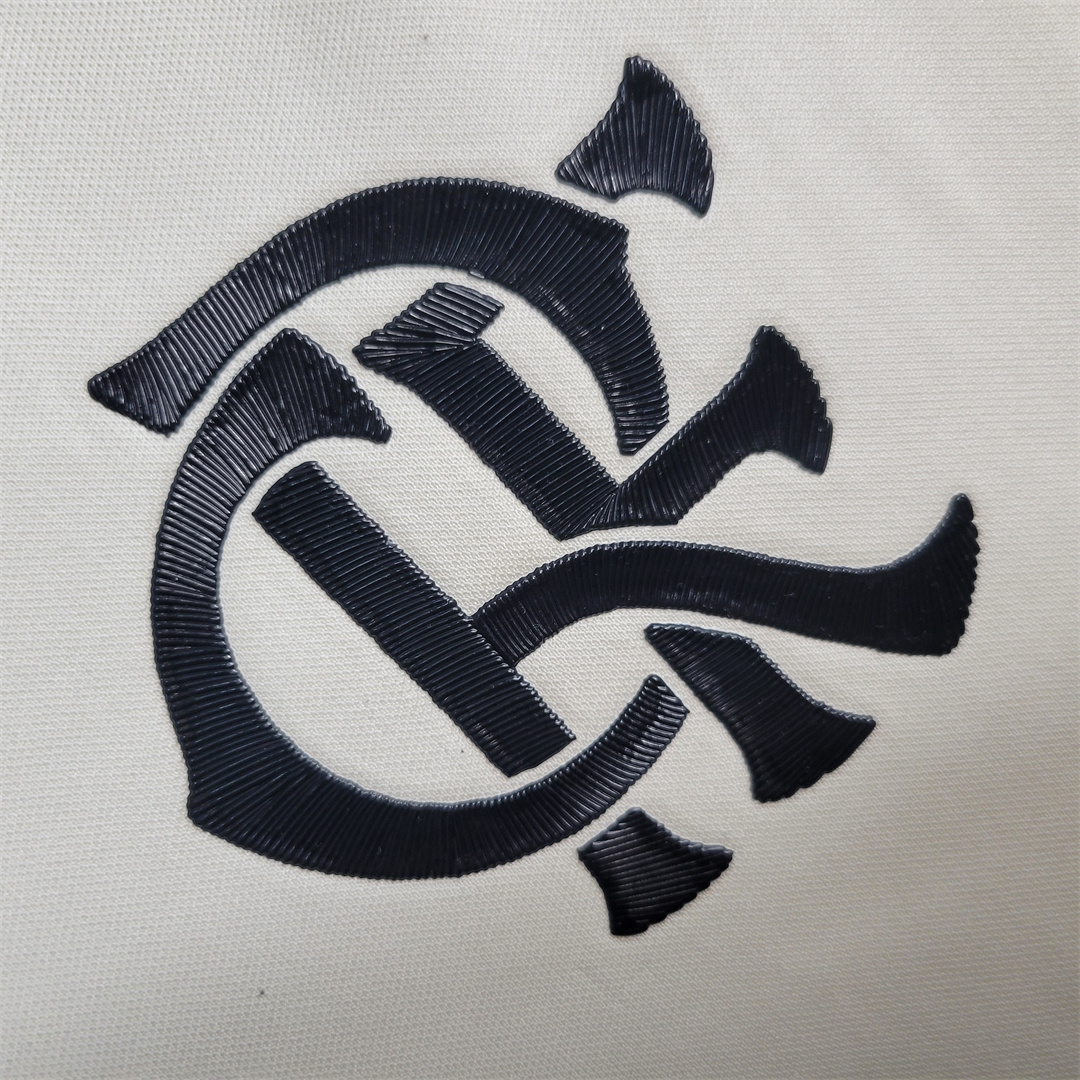 23-24 Flamengo training suit off-white 3