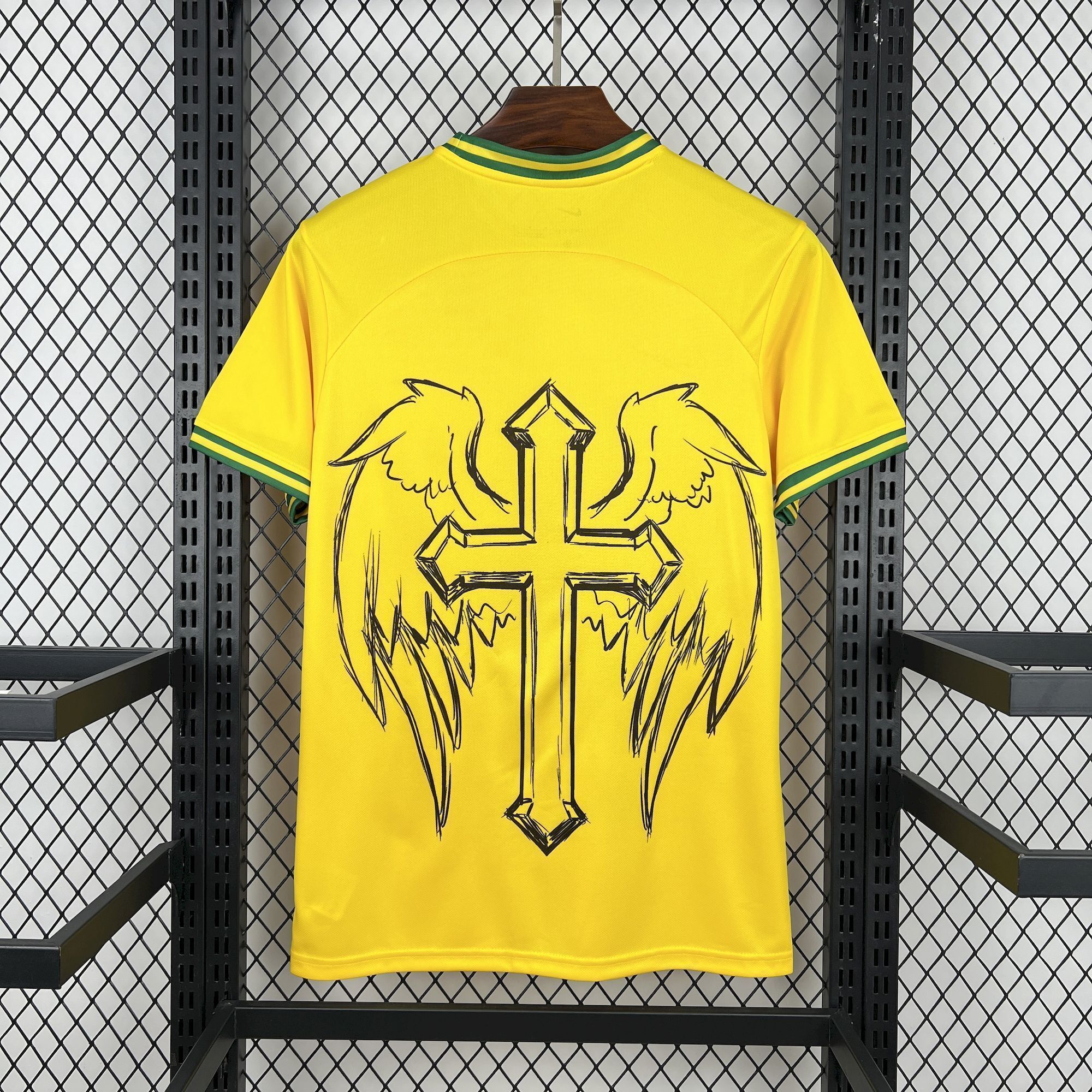 2022 Brazil X CRISTO Special Edition Retro Kit Vintage T-Shirt AAAAJersey Supply Yupoo 1